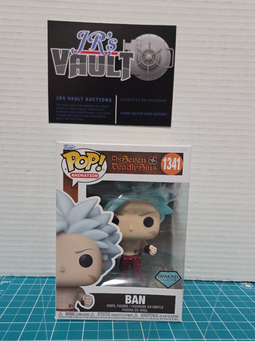 Funko POP Animation Seven Deadly Sins Ban Diamonds 1341 Vinyl Figure
